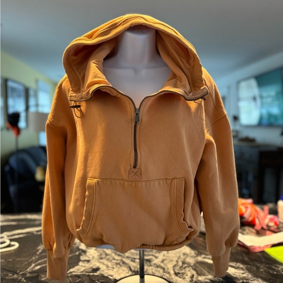 FP Movement by Free People Tops - FP Movement by Free People Orange Hoodie